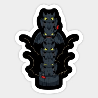 Dragon's totem mood Sticker